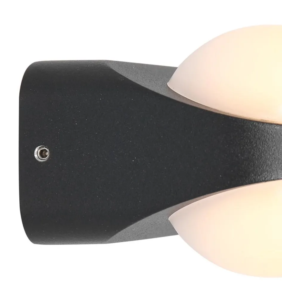 Aluminium buitenlamp zwart inclusief LED>Straluma Best