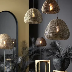 Antiek bronzen hanglamp Finou Light and Living><noscript><img width=