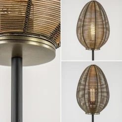 Antiek bronzen tafellamp Yaelle Light and Living></noscript>Straluma Discount