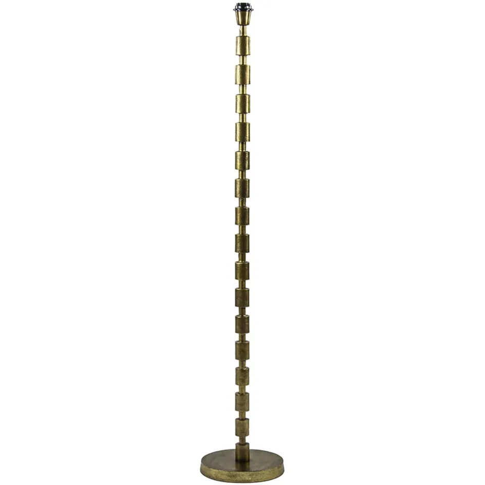 Antiek bronzen vloerlamp Malinda exclusief kap>Straluma Sale