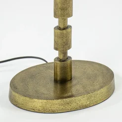 Antiek bronzen vloerlamp Malinda exclusief kap>Straluma Sale