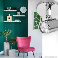 Badkamer spot Rain 1 lichts chroom></noscript>Straluma Clearance