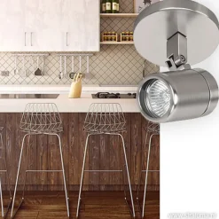 Badkamer spot Rain nikkel verstelbaar><noscript><img width=