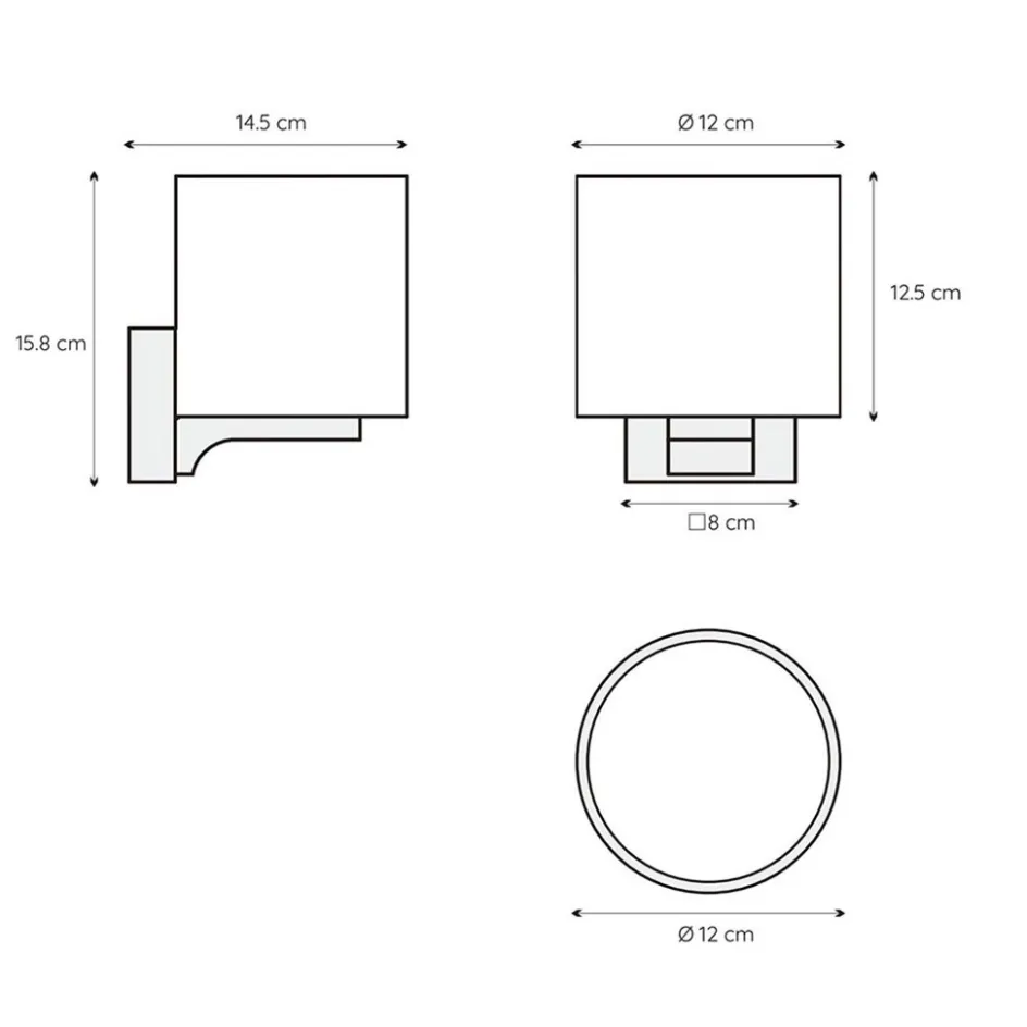 Badkamerwandlamp zwart met opaal glazen kap>Straluma Sale