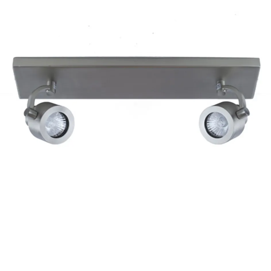 Balkspot 2-lichts nikkel mat gu10>Straluma Clearance