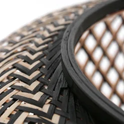 Bamboe kap rond 60x25 cm exclusief booglamp></noscript>Straluma Sale