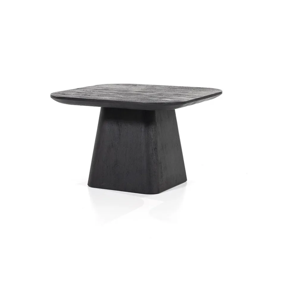 Bijzettafel Aron zwart 60x60 cm>Straluma Outlet