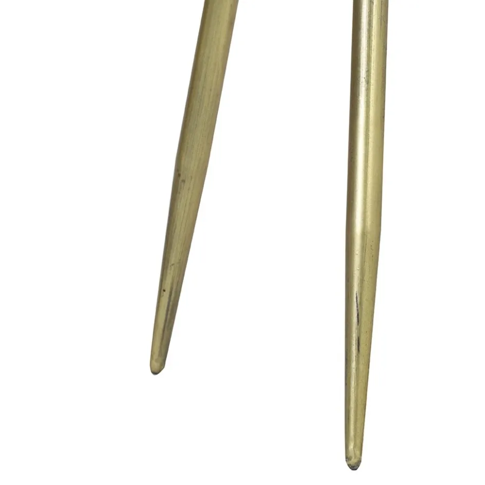 Bijzettafel Envira antiek goud Ø30x80.5 cm>Straluma