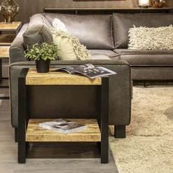 Bijzettafel 2-laags mango hout naturel></noscript>Straluma Best