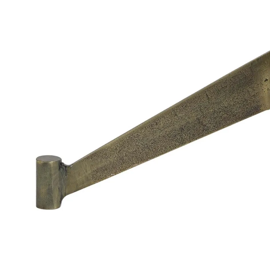 Bijzettafel Lomelo zwart marmer met antiek brons>Straluma Clearance