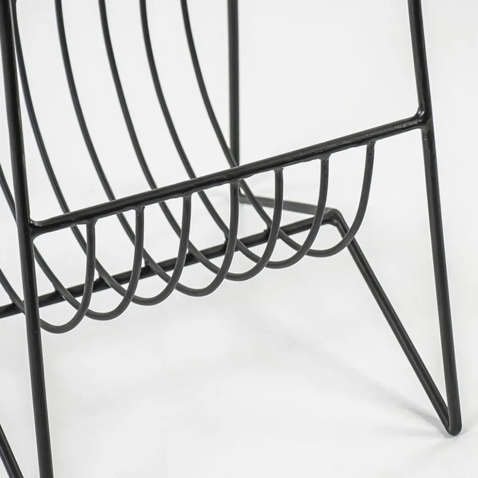 Bijzettafel mango hout met tijdschriftenrek>Straluma Clearance