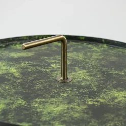 Bijzettafel Saphire groen met brons 39 cm><noscript><img width=