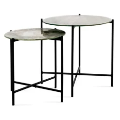 Bijzettafel set van 2 Ø41cm>Straluma Discount