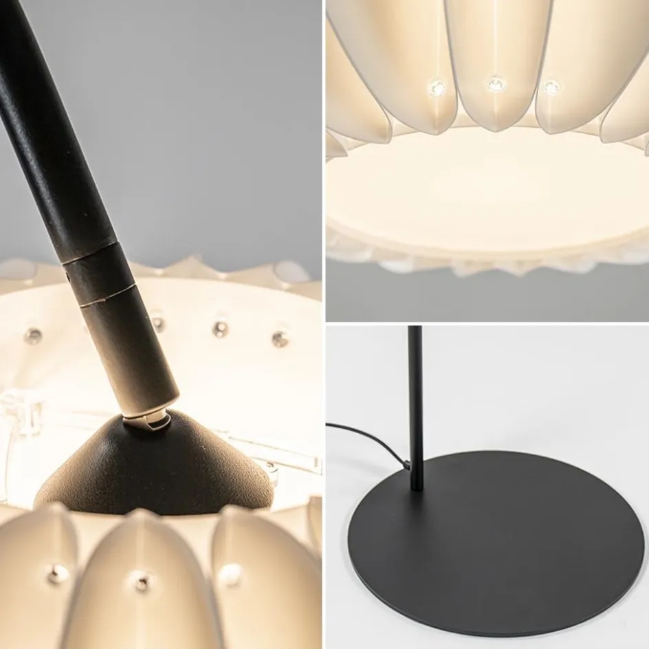 Booglamp Arena zwart/kap wit>Straluma Best