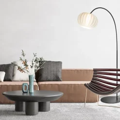 Booglamp Arena zwart/kap wit><noscript><img width=