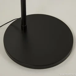 Boog-vloerlamp zwart exclusief kap><noscript><img width=