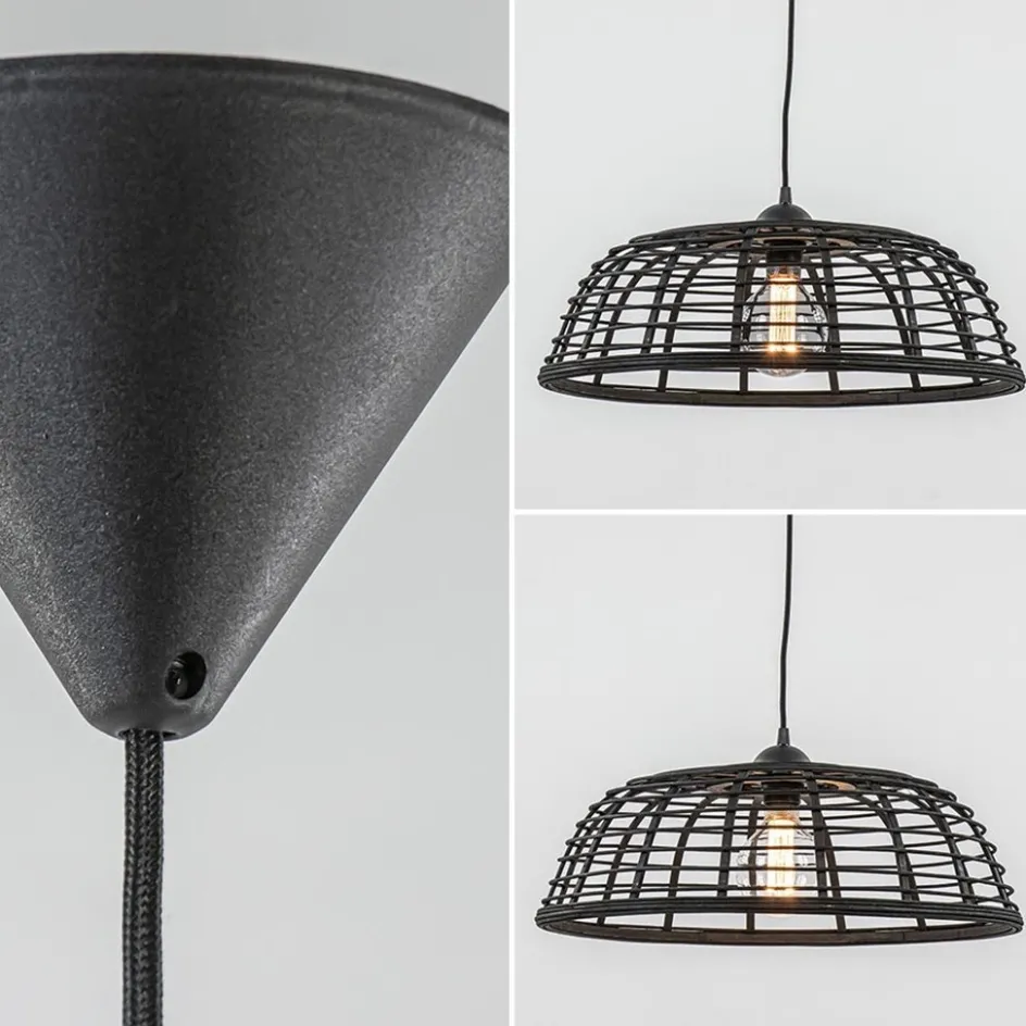 Botanisch landelijke hanglamp zwart>Straluma New
