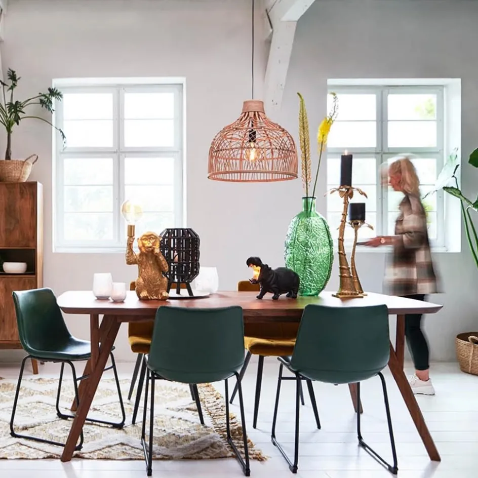 Botanische hanglamp Pocita rotan naturel 48 cm>Straluma