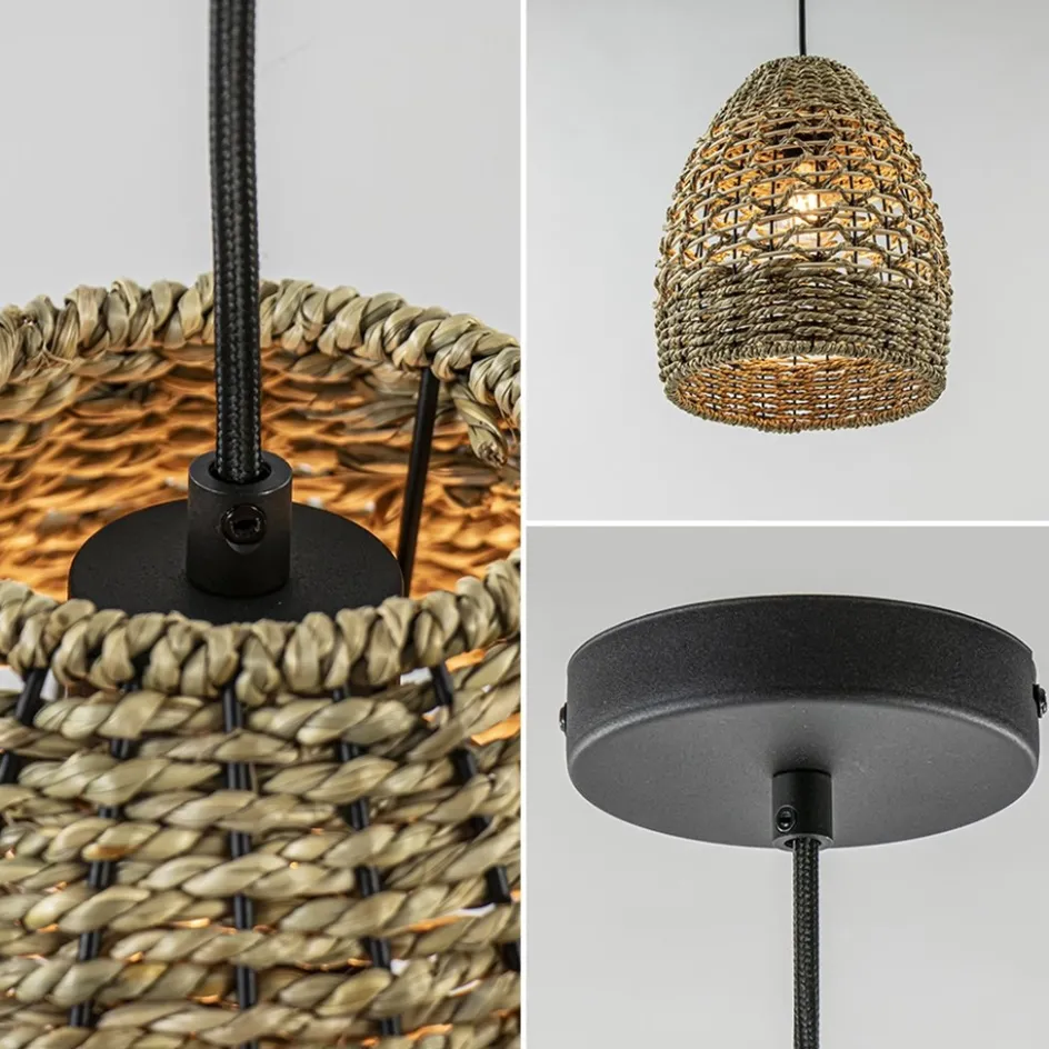 Botanische hanglamp touw 24 cm>Straluma Discount