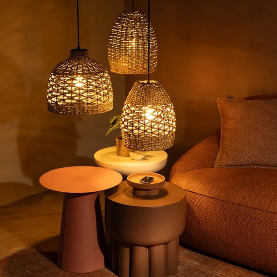 Botanische hanglamp touw 24 cm>Straluma Discount