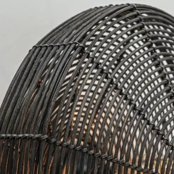 Botanische wandlamp Mataka donker bruin rotan L&L></noscript>Straluma Online