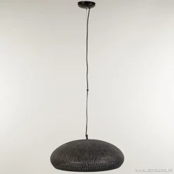 Brons-bruine hanglamp met gaatjes>Straluma Hot