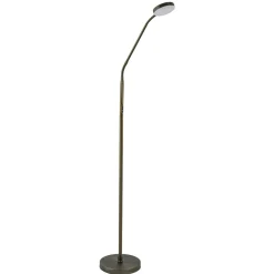 Bronzen leeslamp op accu inclusief dimbaar LED>Straluma Hot