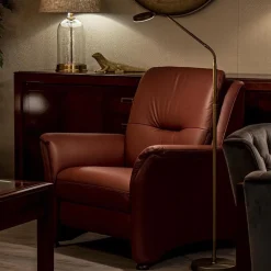 Bronzen leeslamp op accu inclusief dimbaar LED><noscript><img width=