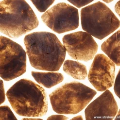 Bruin gouden hanglamp met capiz schelpen></noscript>Straluma Sale