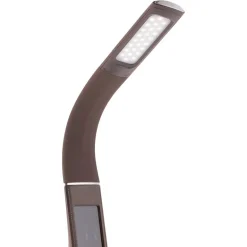 Bruine bureaulamp LED met klok en alarmfunctie></noscript>Straluma Hot