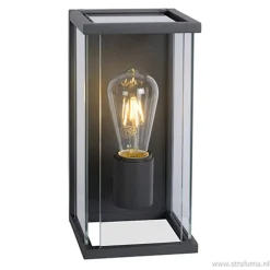 Buitenlamp antraciet/glas met bewegingssensor IP54>Straluma Clearance