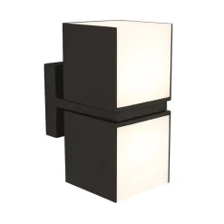 Buitenlamp Cuba double square zwart IP54>Straluma New
