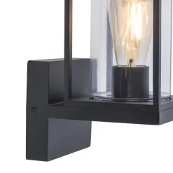 Buitenlamp Flair lantaarn op voet zwart IP44><noscript><img width=
