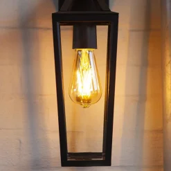 Buitenlamp lantaarn zwart IP44></noscript>Straluma Outlet