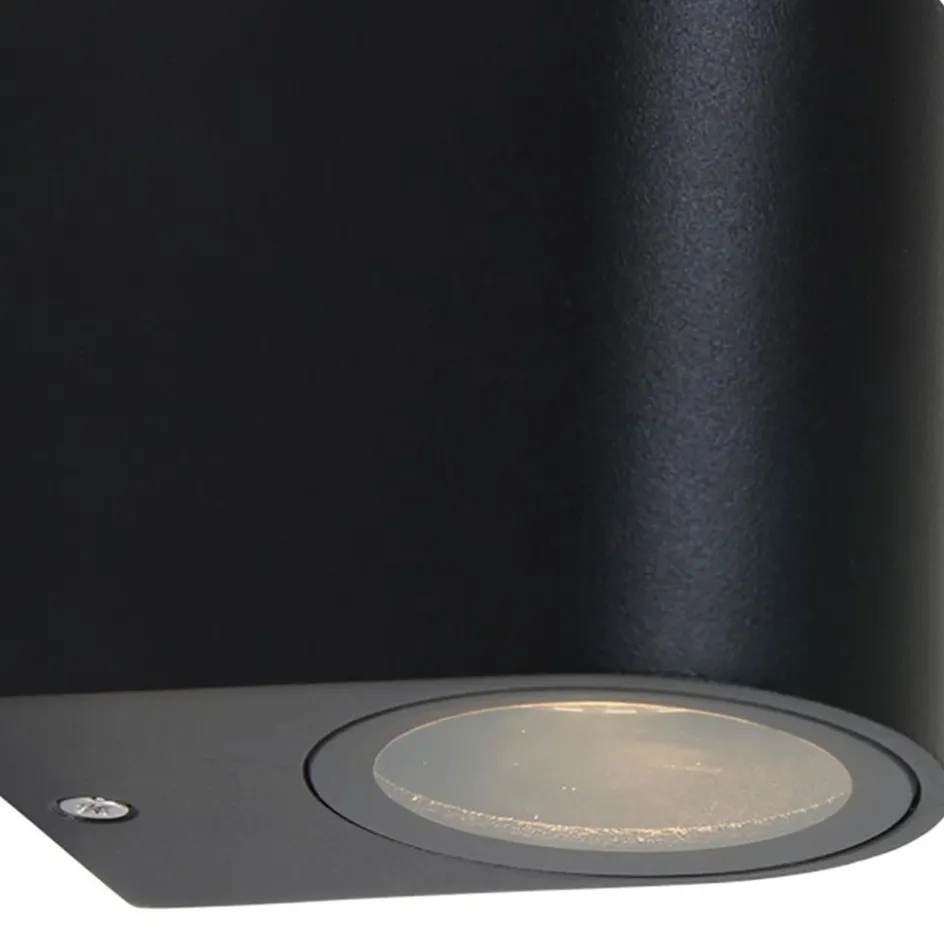 Buitenlamp Logan afgerond zwart IP44>Straluma New