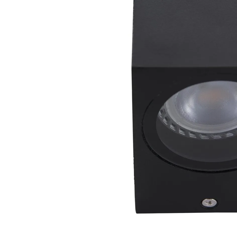 Buitenlamp Logan kubus zwart IP44>Straluma Clearance