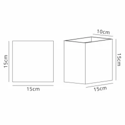 Buitenlamp rechthoekig wit IP65><noscript><img width=