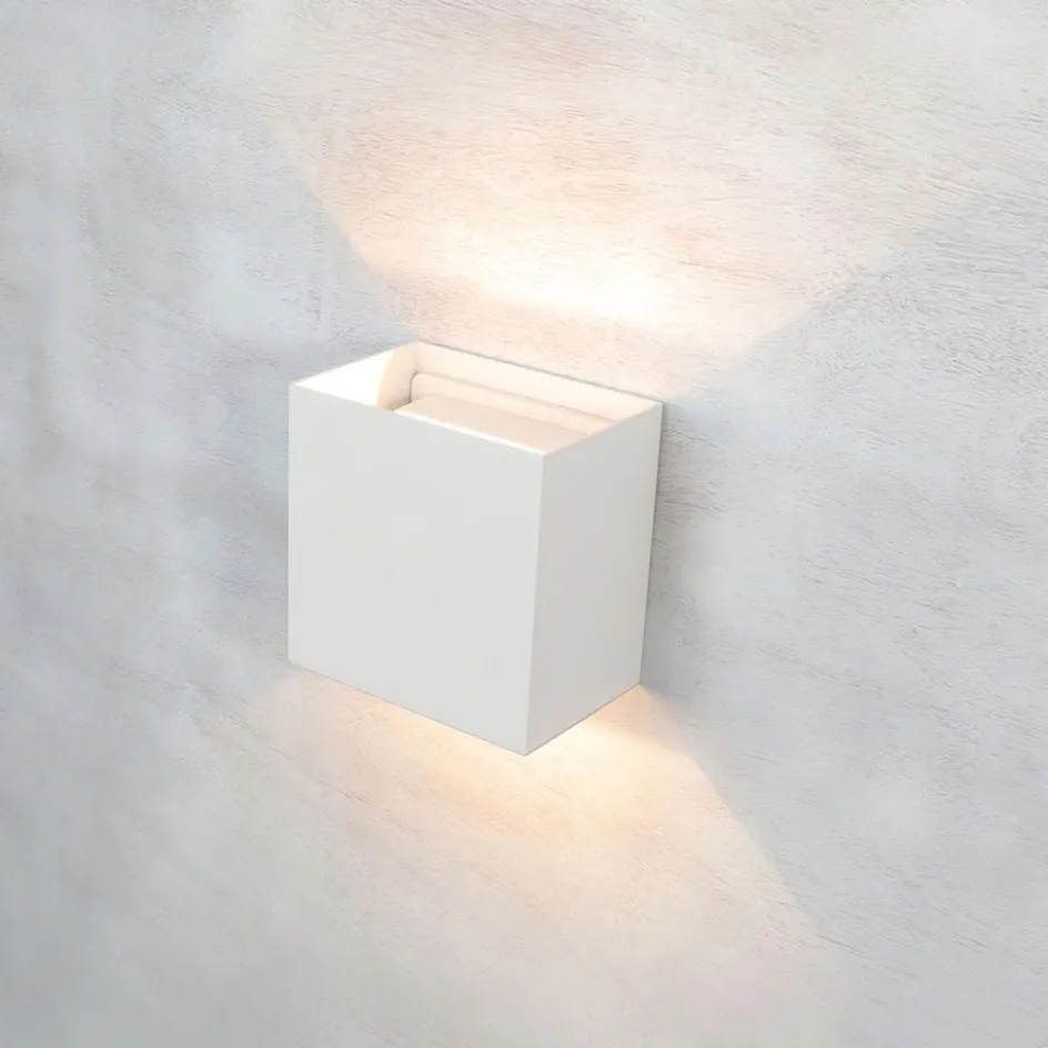 Buitenlamp rechthoekig wit IP65>Straluma Best