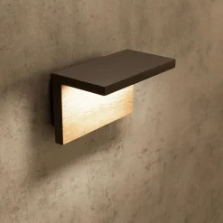 Buitenlamp Ruka antraciet/hout IP65><noscript><img width=