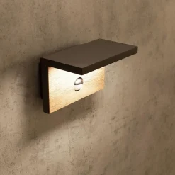 Buitenlamp Ruka antra/hout sensor IP54><noscript><img width=