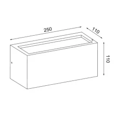 Buitenlamp Utah antraciet e27 IP65><noscript><img width=