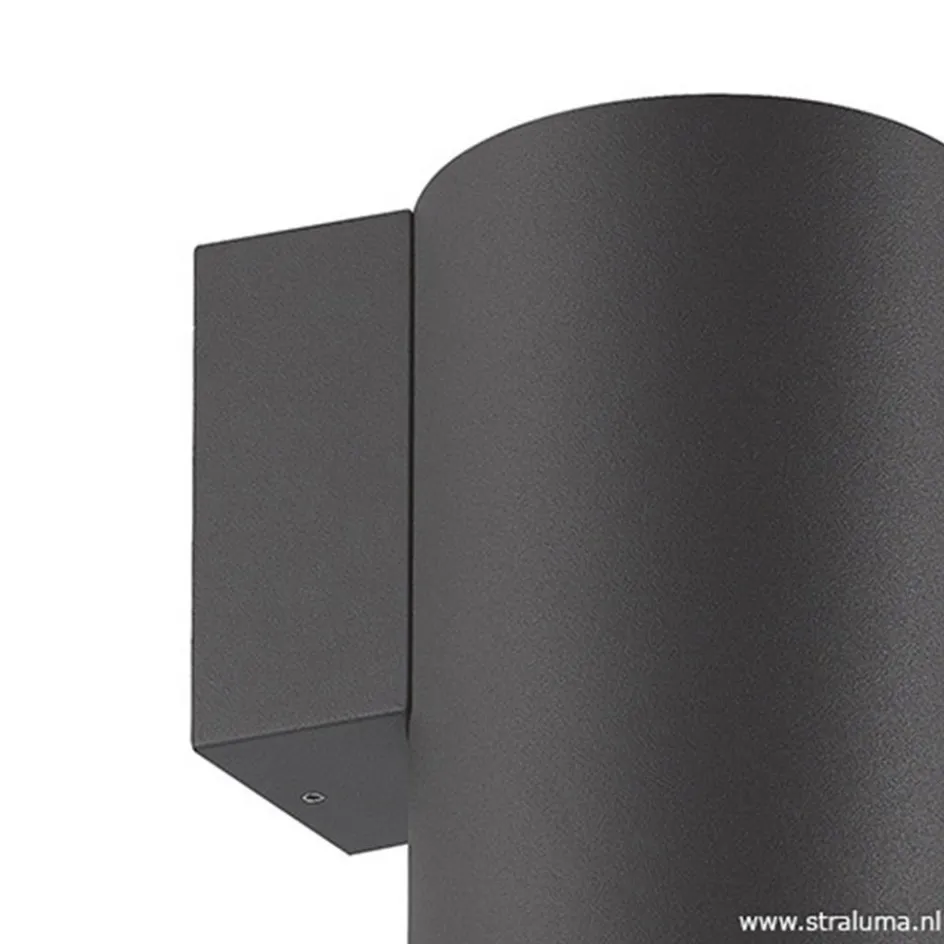 Buitenlamp Volcano wand grafiet IP65>Straluma Clearance