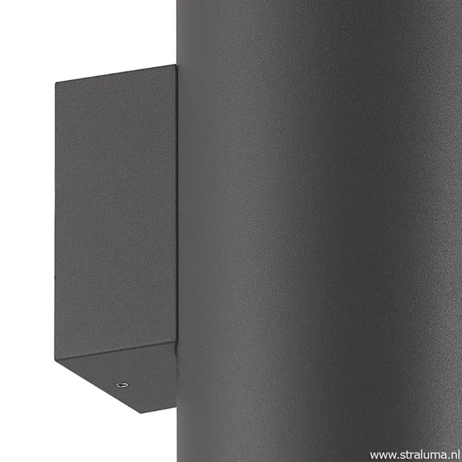 Buitenlamp Vulcano wand grafiet IP65>Straluma Best