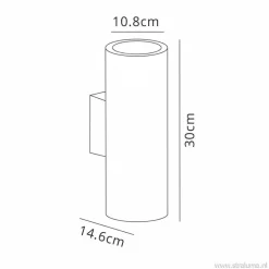 Buitenlamp Vulcano wand grafiet IP65><noscript><img width=