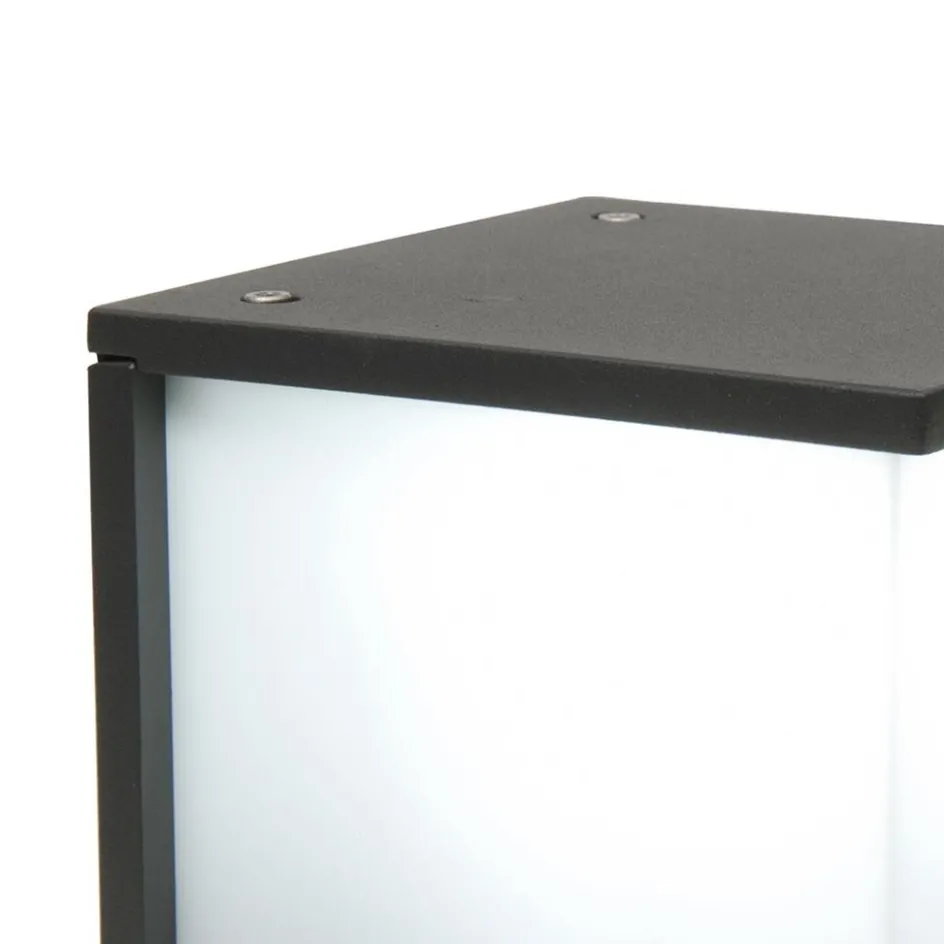 Buitenlamp wand kubus IP44 donker grijs>Straluma Hot