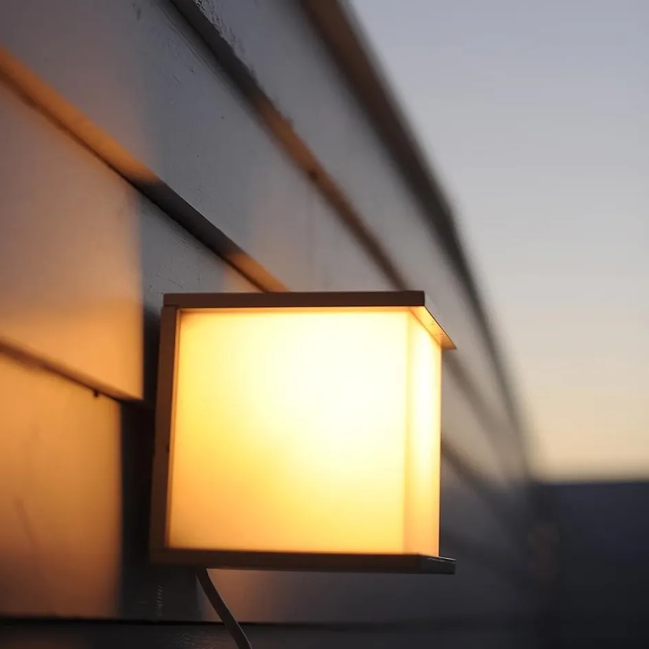 Buitenlamp wand kubus IP44 donker grijs>Straluma Hot