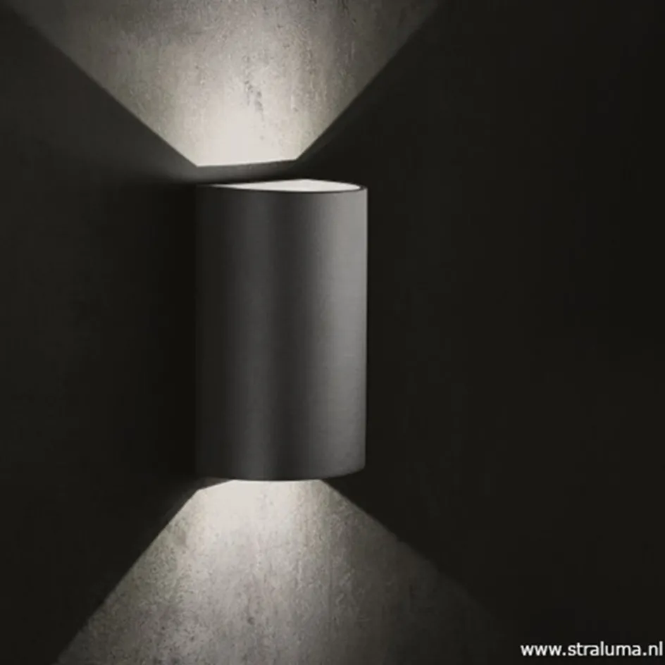 Buitenlamp wand up+down antraciet IP54>Straluma Clearance