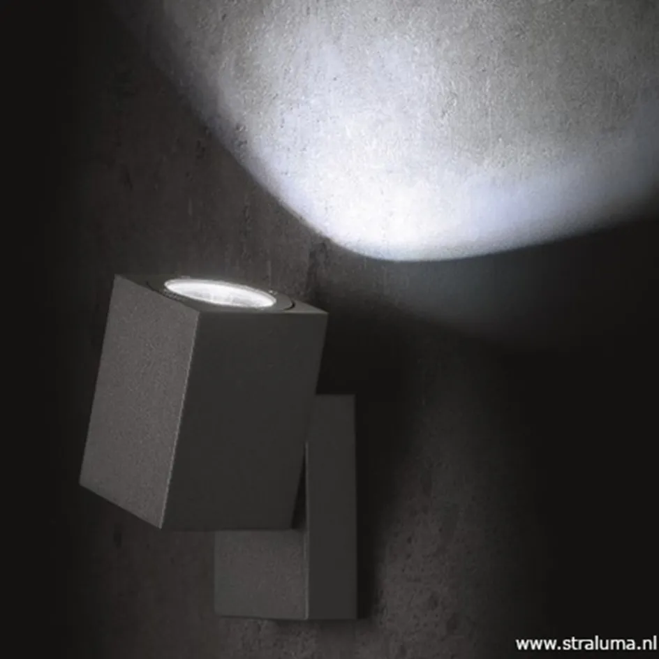 Buitenlamp wand verstelb.antraciet IP54>Straluma Hot