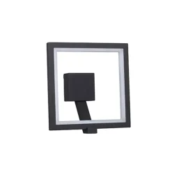 Buitenlamp-wandlamp antraciet frame IP65>Straluma Clearance