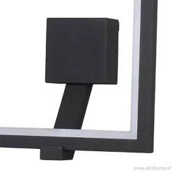 Buitenlamp-wandlamp antraciet frame IP65>Straluma Clearance